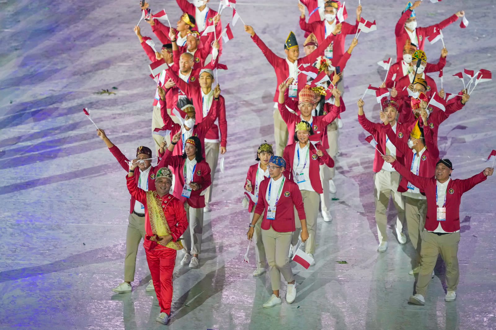 6 Fakta Menarik Tim Indonesia saat Defile Opening Ceremony SEA Games 2021