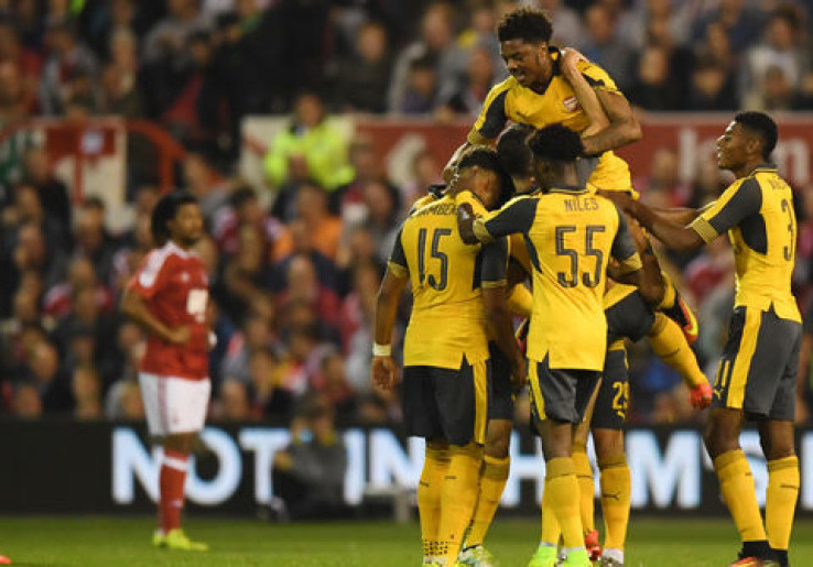Hasil Pertandingan EFL Cup : Brace Lucas Perez Bawa Arsenal Menang Atas Nottingham Forest