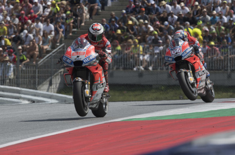 Kualifikasi MotoGP Aragon: Ducati Mendominasi, Valentino Rossi Tercecer