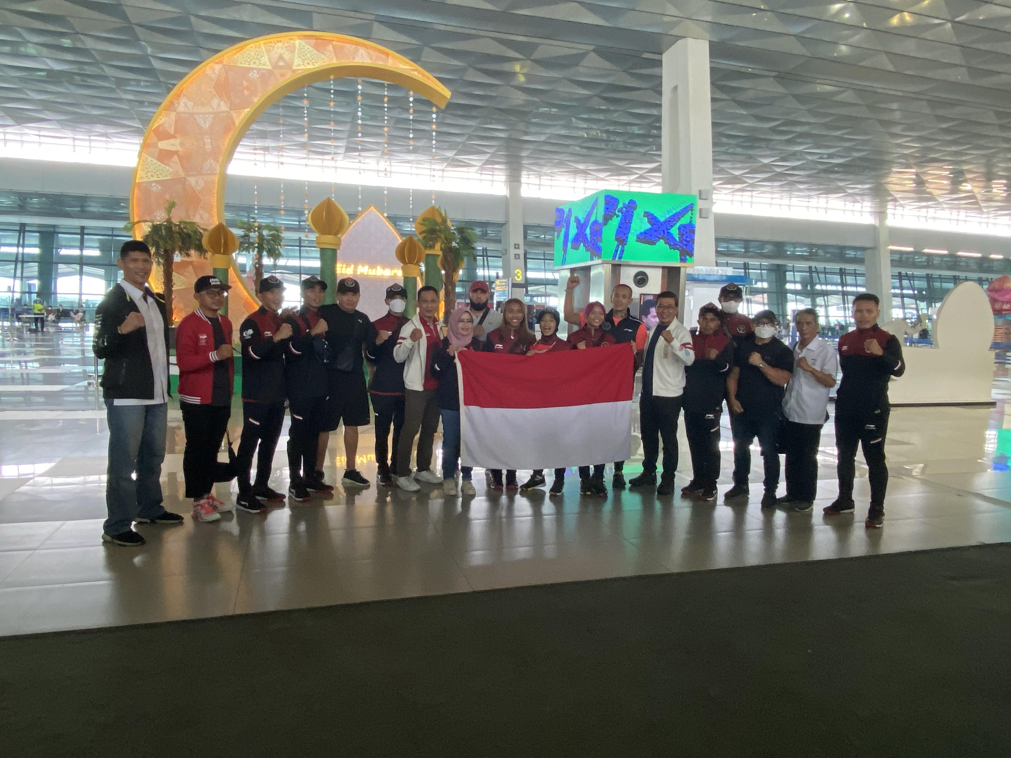 Lepas Timnas Kickboxing ke SEA Games Vietnam, CdM Yakin Tak Sekadar Kuda Hitam