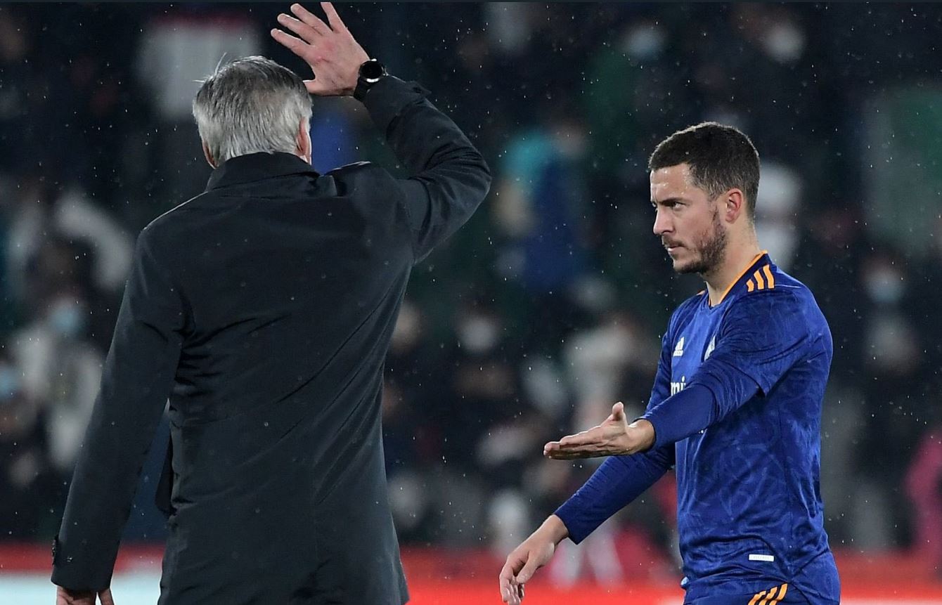 Carlo Ancelotti Konfirmasi Tak Lagi Berbicara kepada Eden Hazard
