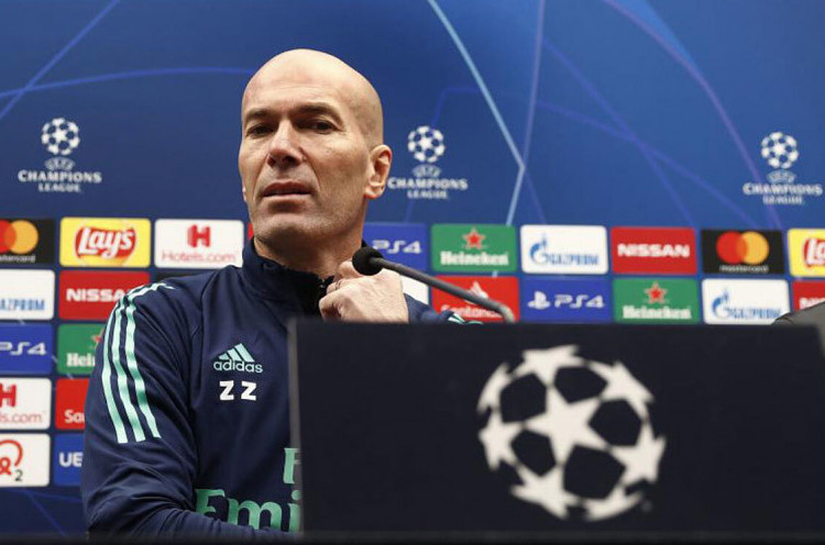Berkonflik dengan UEFA, Zidane Tak Takut Real Madrid Dikerjai Wasit