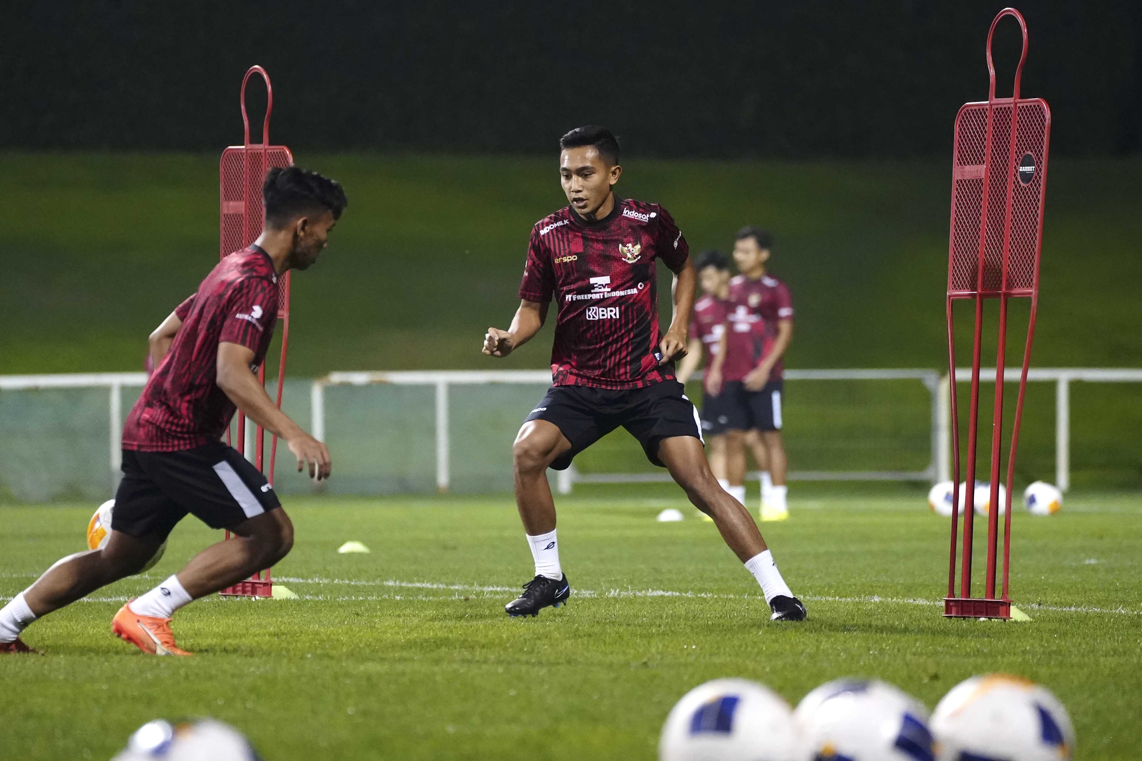 Persiapan Piala Asia U-23 2024, Skuad Timnas Indonesia U-23 Ditempa Latihan Keras