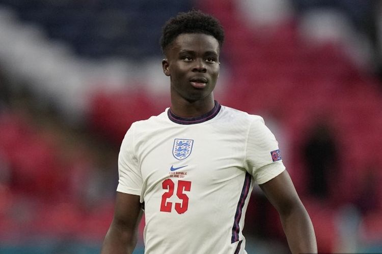 Inggris Vs Denmark: Bukayo Saka Berpeluang Jadi Starter