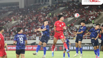 Galeri Foto: Timnas Indonesia Ditahan Laos 3-3 di Solo