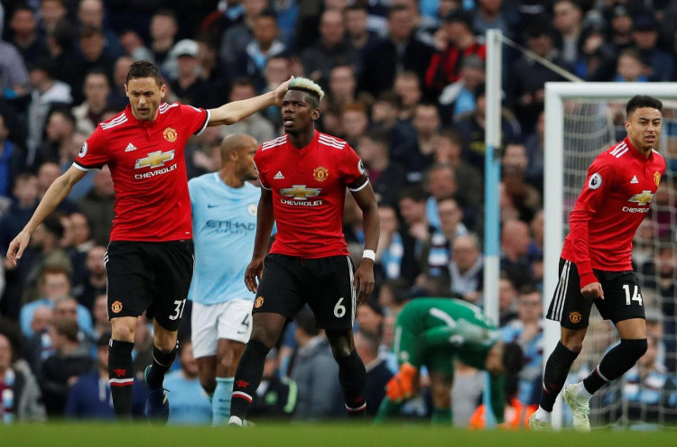 Ketika Paul Pogba Menggendong Manchester United untuk Menunda Pesta Juara Manchester City