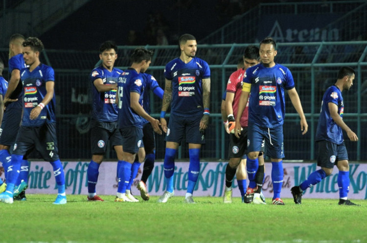 Hasil Liga 1 2019: Arema FC Gilas PSS Sleman, Kalteng Putra Imbang Kontra PSIS