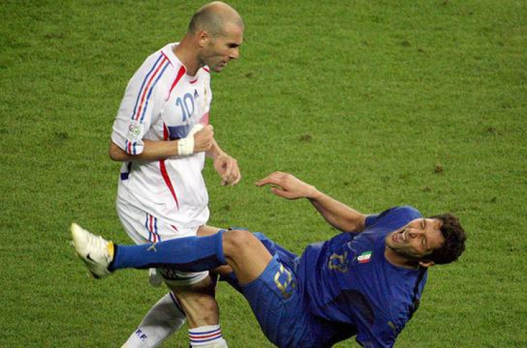 Buntut Insiden dengan Materazzi, Zidane Pernah Dibenci Pemain Timnas Prancis