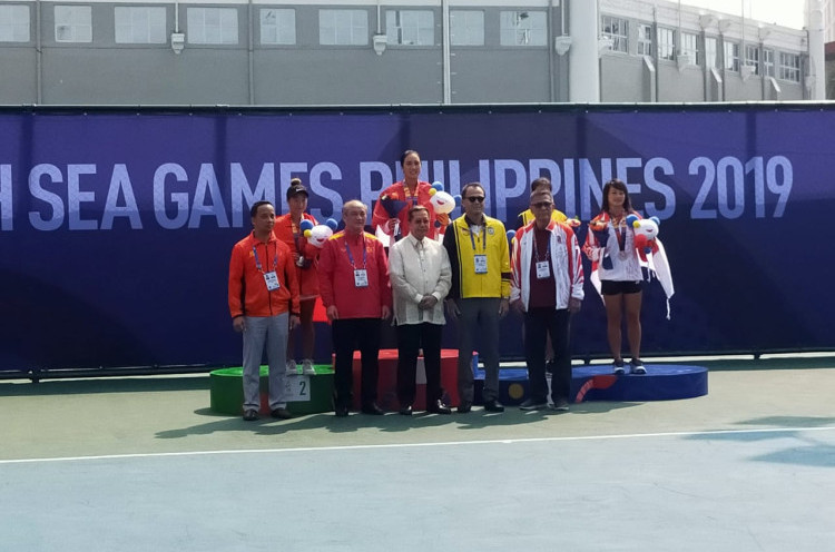 SEA Games 2019: Raih Medali Emas Tenis Tunggal Putri, Aldila Sutjiadi Sempat Tegang 