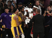 Berkelahi di Lapangan, Bintang Rockets dan Lakers Terancam Sanksi