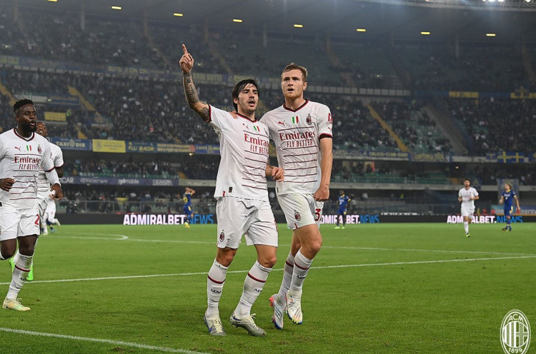Catatan Positif AC Milan di Laga Tandang 2022 Berlanjut