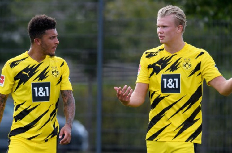Sikap Berbeda Dortmund dalam Saga Transfer Haaland dan Sancho