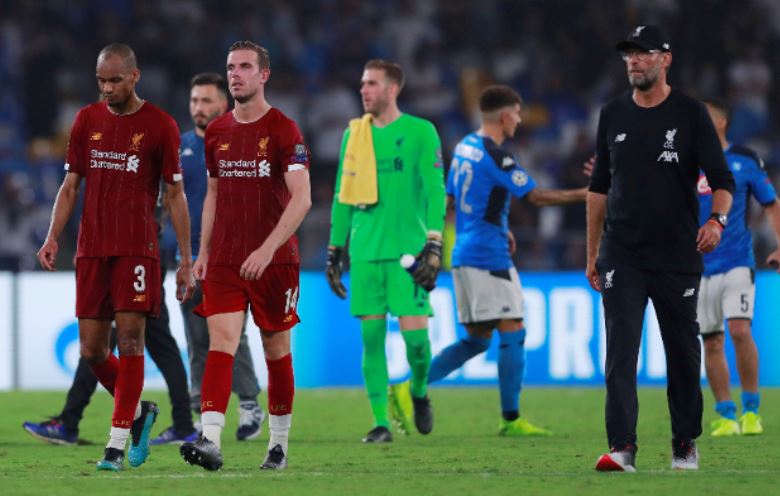Napoli 2-0 Liverpool: Juara Bertahan Tumbang di San Paolo