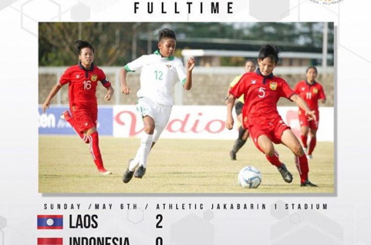 Piala AFF Wanita U-16 2018: Kalah dari Laos, Indonesia Gugur di Fase Grup B
