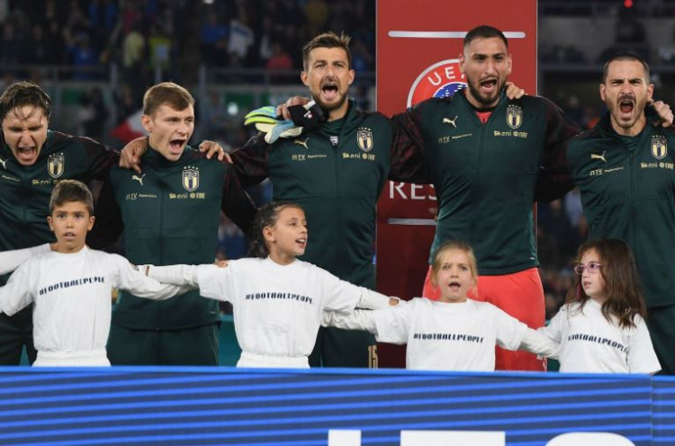  Hasil Kualifikasi Grup Piala Eropa 2020: Italia Menang, Catatan Mulus Spanyol Berakhir