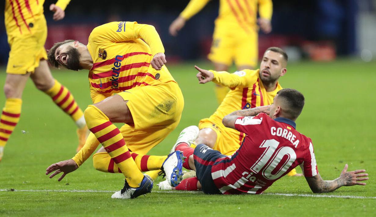 Barcelona Harap-harap Cemas Menanti Kejelasan Cedera Pique