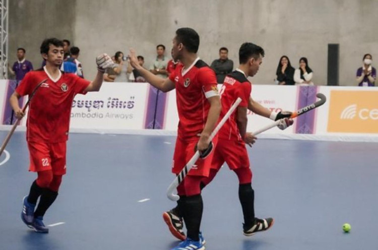 SEA Games 2023: Ke Final Tim Hoki Indoor Putra Indonesia Hadapi Malaysia