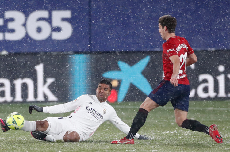 Zidane Anggap Madrid Dipaksa Bermain di Badai Salju