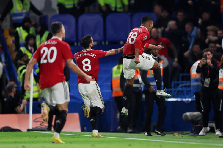 Chelsea 1-1 Manchester United: Casemiro Selamatkan Setan Merah