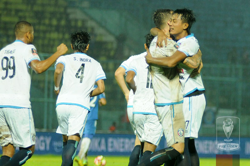 Klasemen Sementara Grup E Piala Presiden 2018: Arema di Puncak, PSIS Gugur