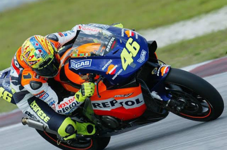 Nostalgia: 3 Gelar MotoGP Valentino Rossi di Honda