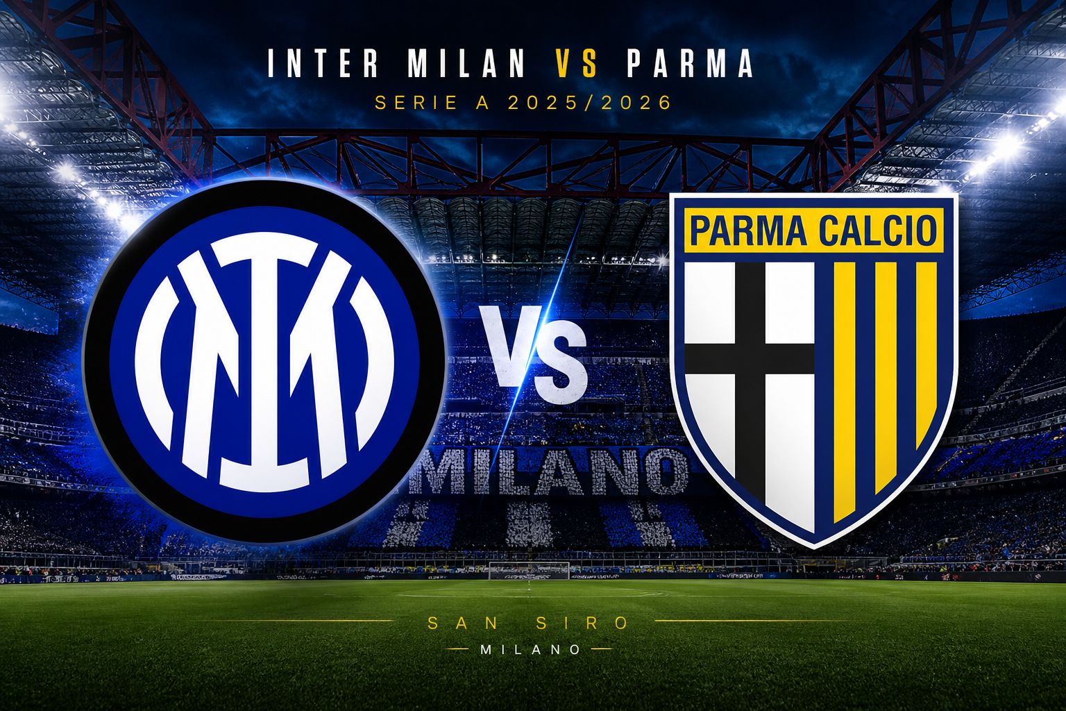 Prediksi dan Statistik Inter Milan vs Parma: Hasil Imbang Sudah Cukup untuk Meraih Scudetto