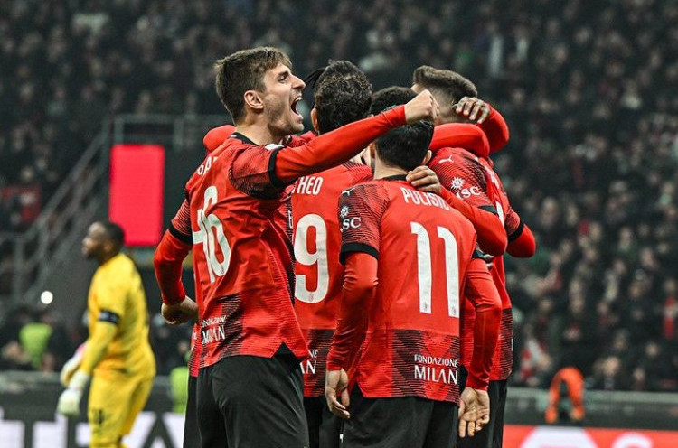 Hasil Pertandingan Liga Europa dan Conference League: Satu Kaki Milan di 16 Besar, Roma Tertahan