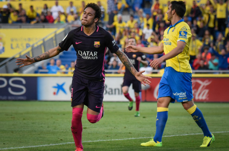 Hattrick Neymar Menangkan Barcelona Atas Las Palmas