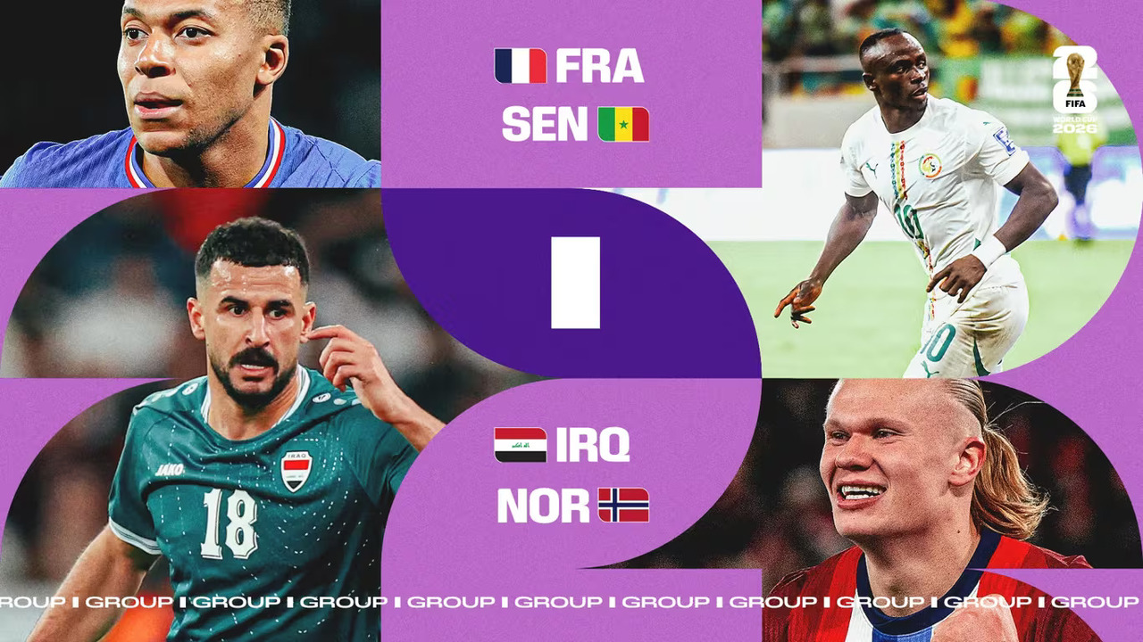 Profil Grup I Piala Dunia 2026: Prancis Unggulan, Norwegia dan Irak Siap Buat Kejutan