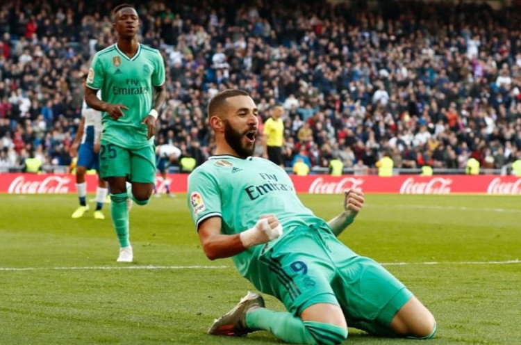 Real Madrid 2-0 Espanyol: Pichichi Karim Benzema dan Kemenangan ke-1700 di LaLiga