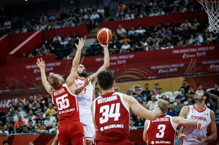 Perempat Final Piala Dunia Basket 2019: Ricky Rubio Cetak Rekor Saat Spanyol Kalahkan Polandia 