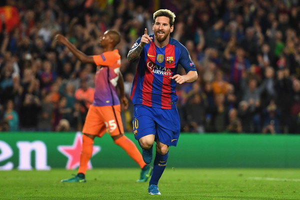 Hattrick Messi Bawa Barcelona Bungkam Manchester City