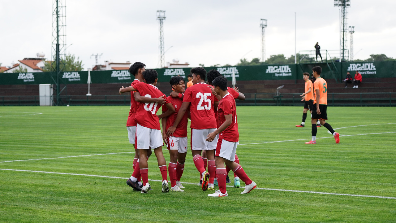 Laga Tak Tuntas, Timnas Indonesia U-18 Unggul 2-1 atas MMK