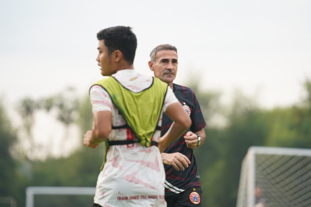 Angelo Alessio Puas dengan Penampilan Pemain Persija di Gim Internal