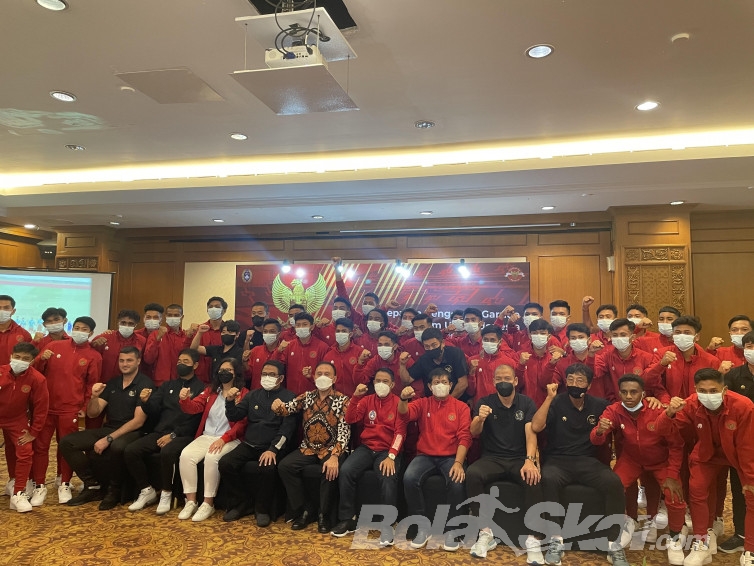 Lepas Timnas U-19 ke Korsel, Ketum PSSI Sampaikan Pesan Presiden Jokowi