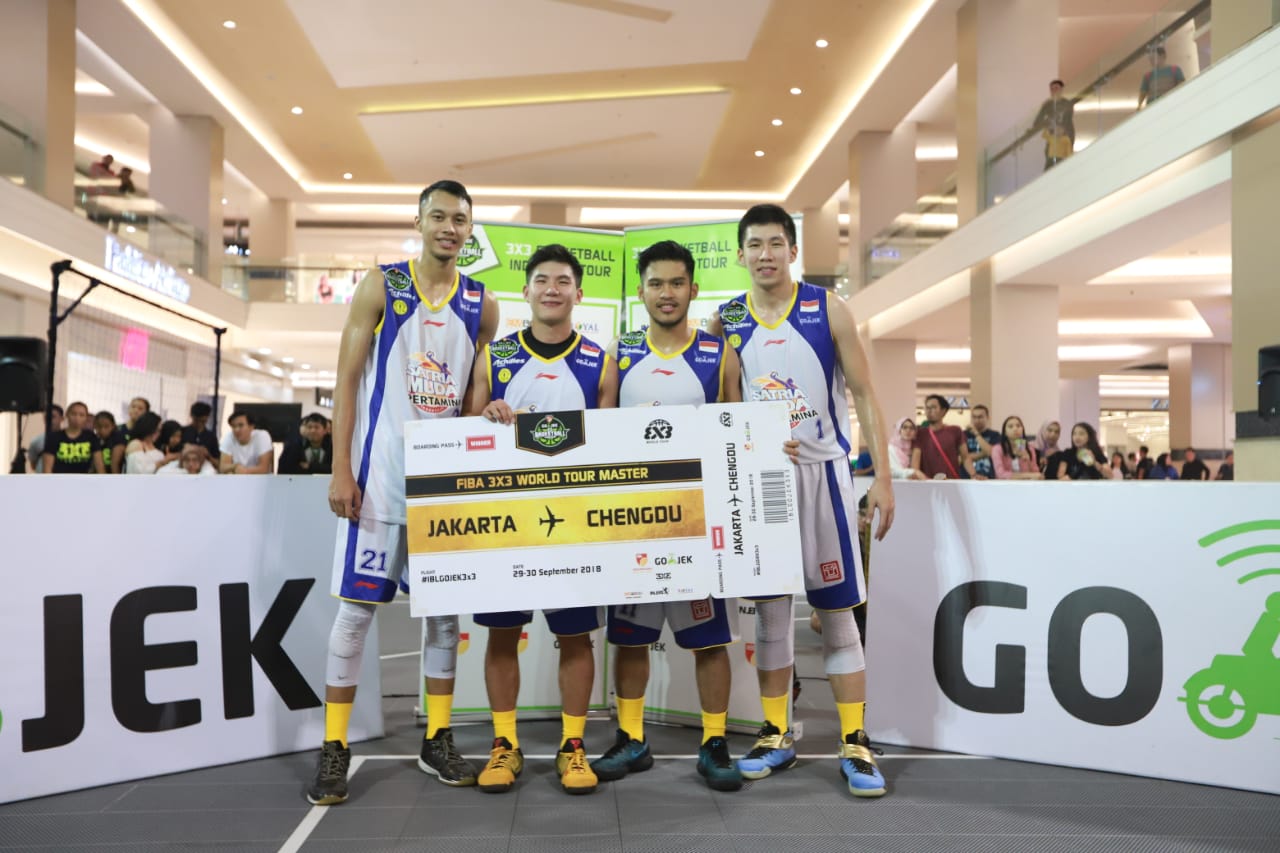 Juarai IBL 3x3, Satria Muda Pertamina Jakarta Berangkat ke Chengdu