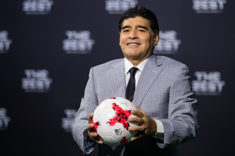 Maradona Sedih Italia Absen di Piala Dunia 2018