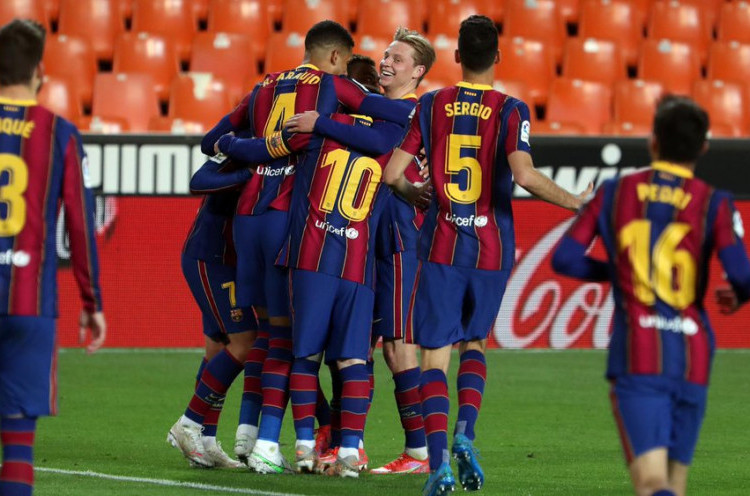 Pemain Barcelona Sambangi Rumah Lionel Messi, Antara Pesta Kemenangan atau Perpisahan