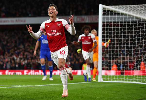 Arsenal 3-1 Leicester City, Mesut Ozil Jadi Pemain Jerman Tersubur di Premier League