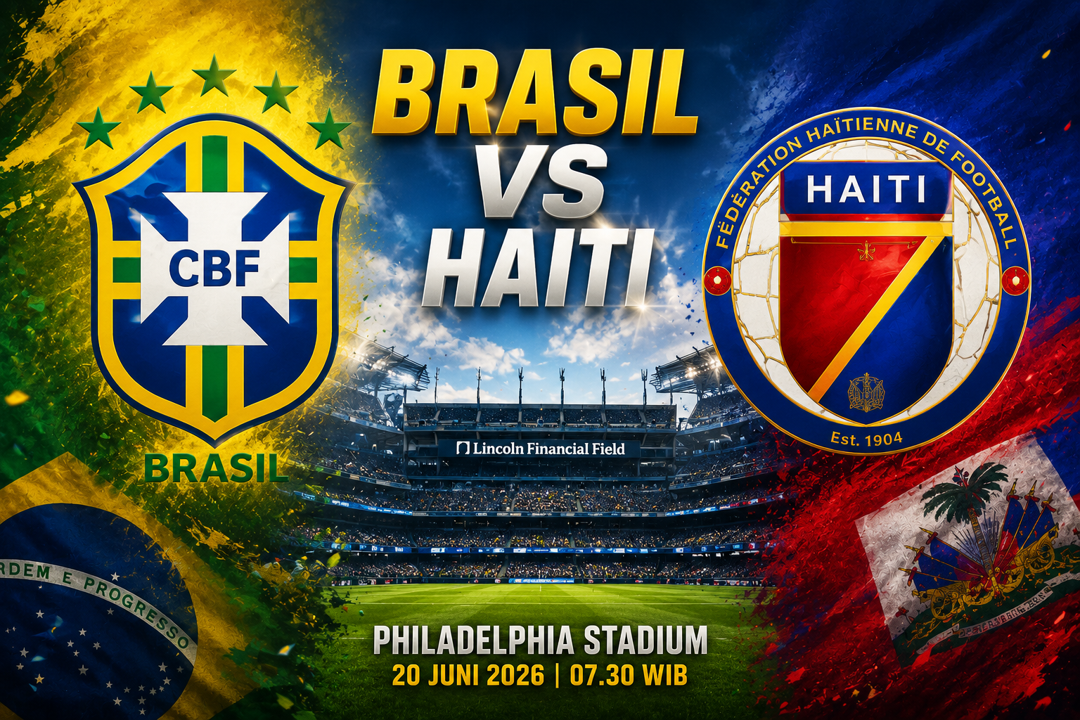 Prediksi dan Statistik Brasil vs Haiti: Tim Samba Berburu Kemenangan Perdana