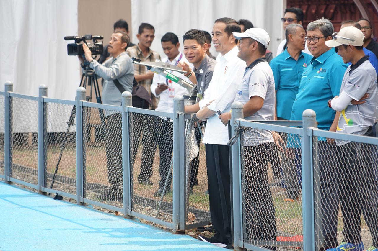 Jokowi Makin Pacu Semangat Atlet Asian Para Games 2018