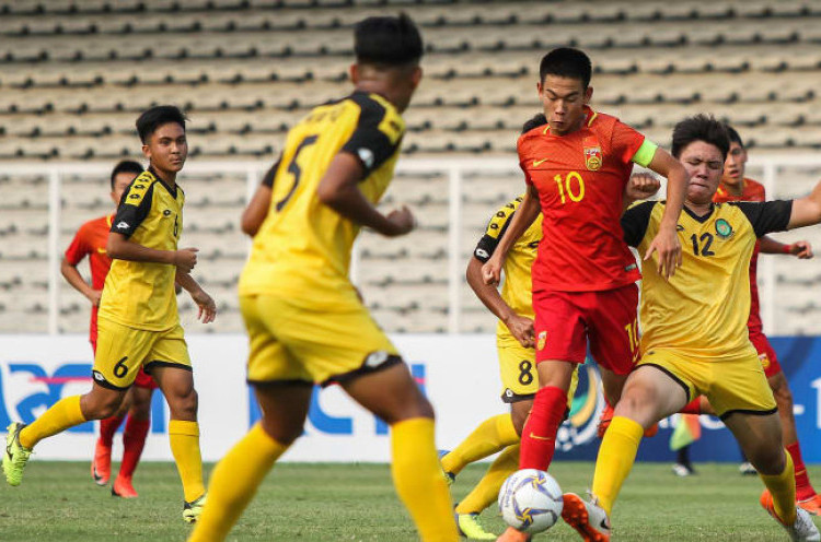 Segrup Timnas Indonesia U-16, China Gilas Brunei 7-0 di Laga Pertama Kualifikasi