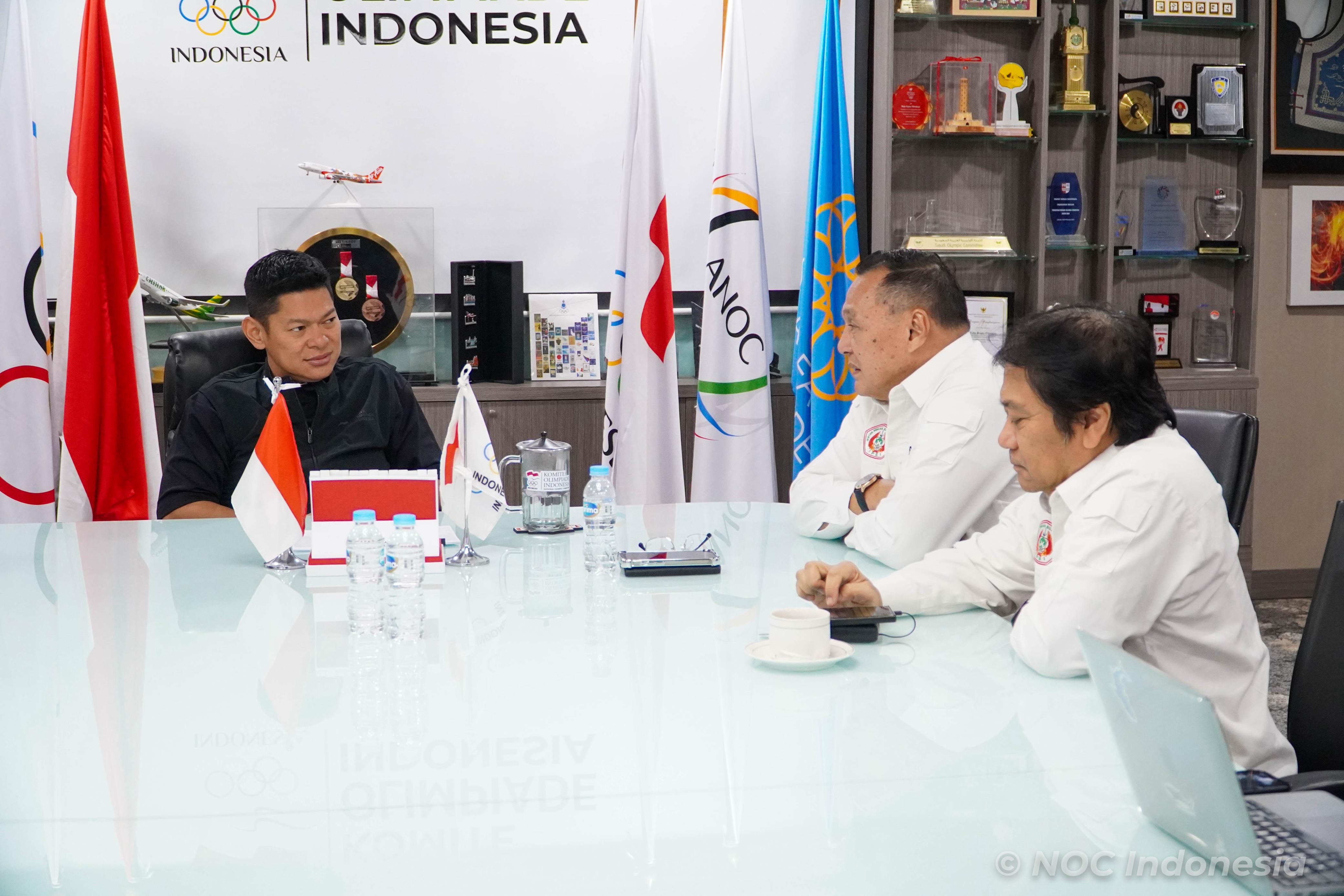 Dorong Pencak Silat Diakui IOC, NOC Indonesia Siap Sukseskan World Pencak Silat Championship 2024
