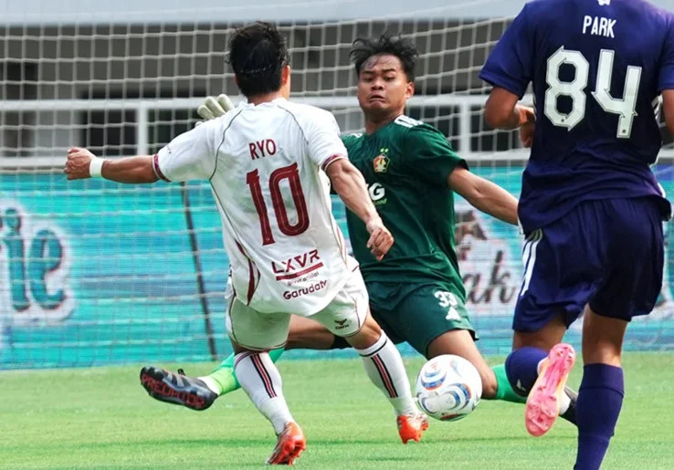 Garudayaksa FC Ditekuk Persik Kediri di Pakansari, Konsentrasi Pemain Jadi Penyebab Kekalahan