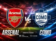 Cara Menonton Secara Gratis Arsenal vs Como di YouTube, Live Kamis (13/8) Pukul 01.30 WIB