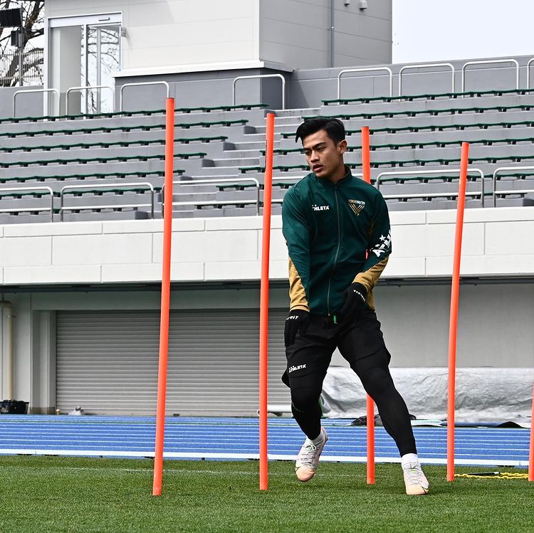 Mulai Berlatih dengan Tokyo Verdy, Pratama Arhan Senang Rasakan Salju Pertama