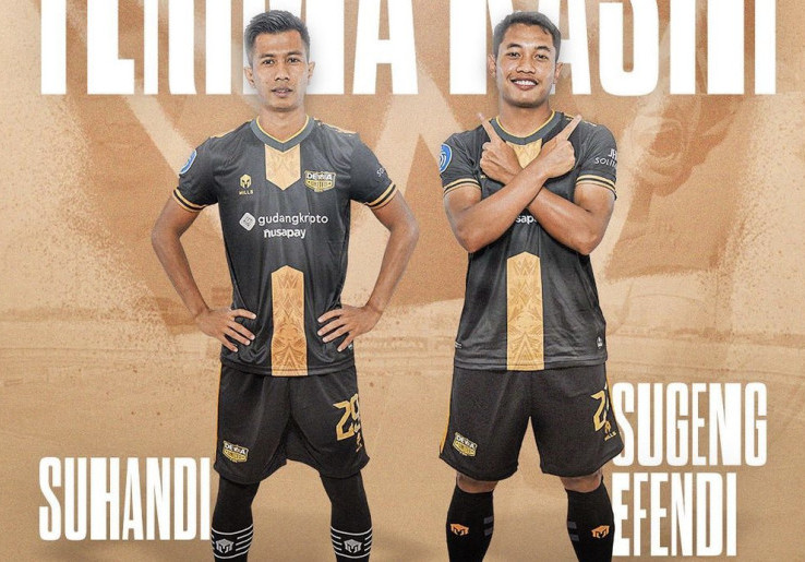 Dewa United FC Lepas Suhandi dan Sugeng Efendi, Tiga Pemain Habis Masa Pinjaman