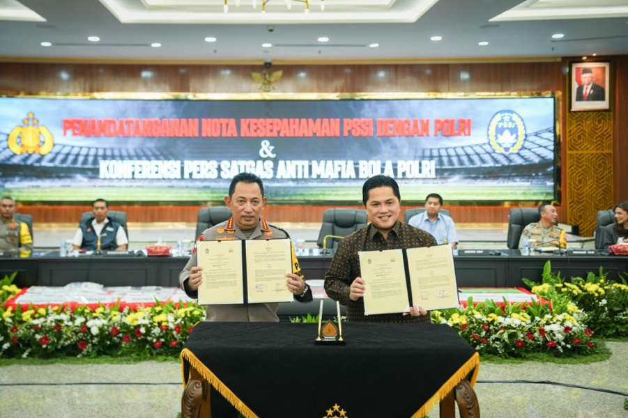Polri Ungkap Kasus Match Fixing, Ketum PSSI Tindak Tegas Pelaku dari Football Family