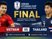 Prediksi Skor dan Link Streaming Vietnam vs Thailand: Golden Stars Akan Angkat Trofi