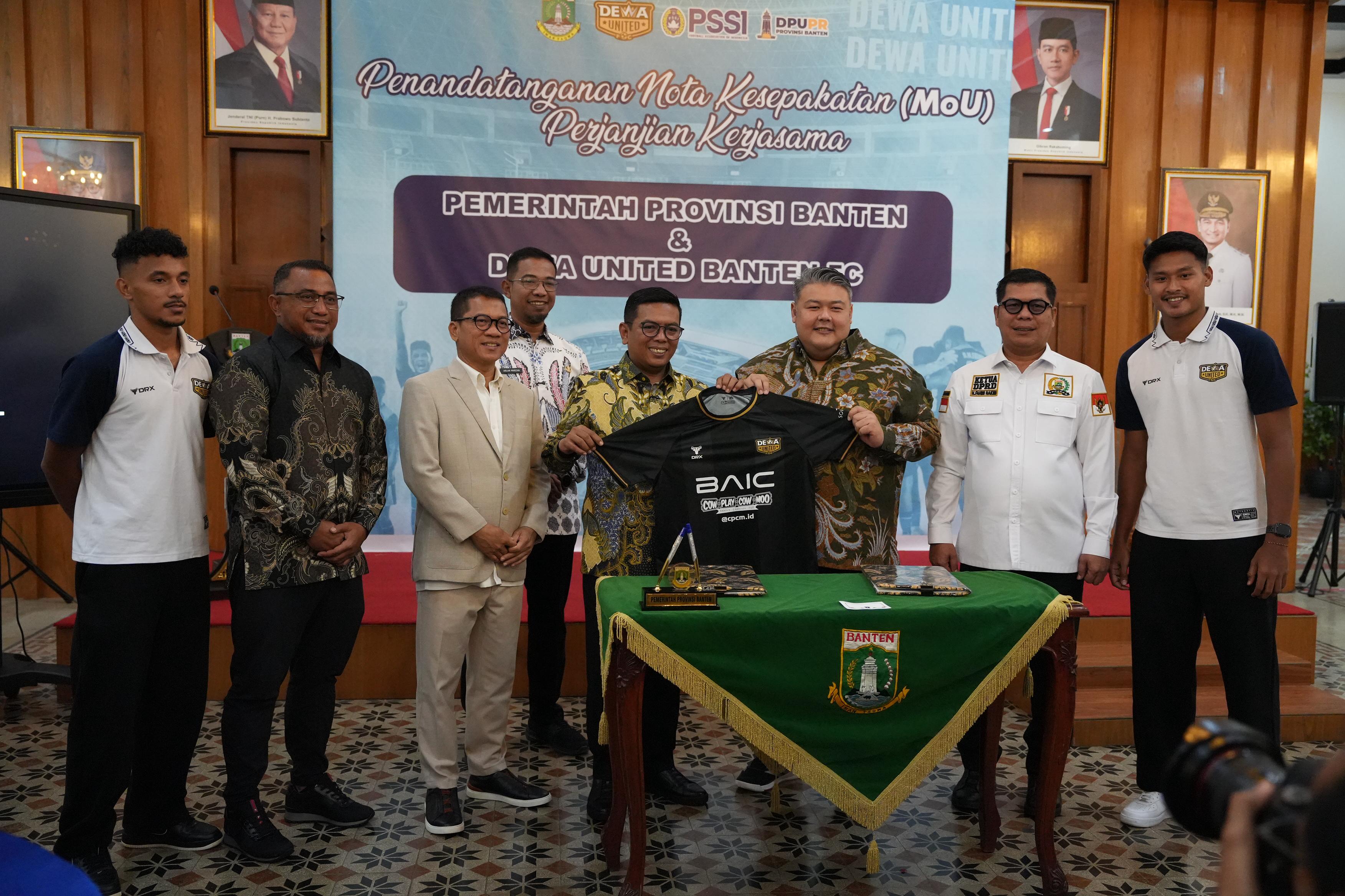 Dewa United Banten FC Resmi Berkandang di BIS, Gubernur Andra Soni Berharap Jadi Manfaat untuk Masyarakat